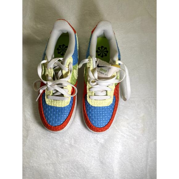 New Nike Air Force 1 Low Hemp Multi-Color (GS) Size 5 - Picture 2 of 8